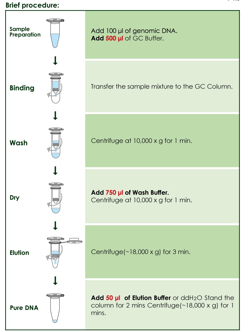 APGDC Alphagen gDNA clean-up procedure